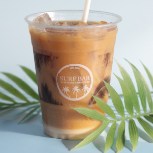 Iced cold brew with milk