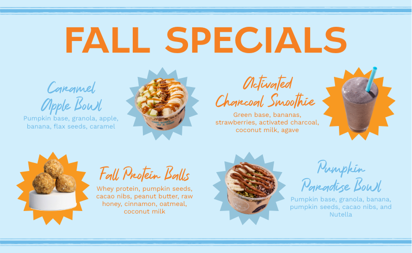 Fall Menu Items