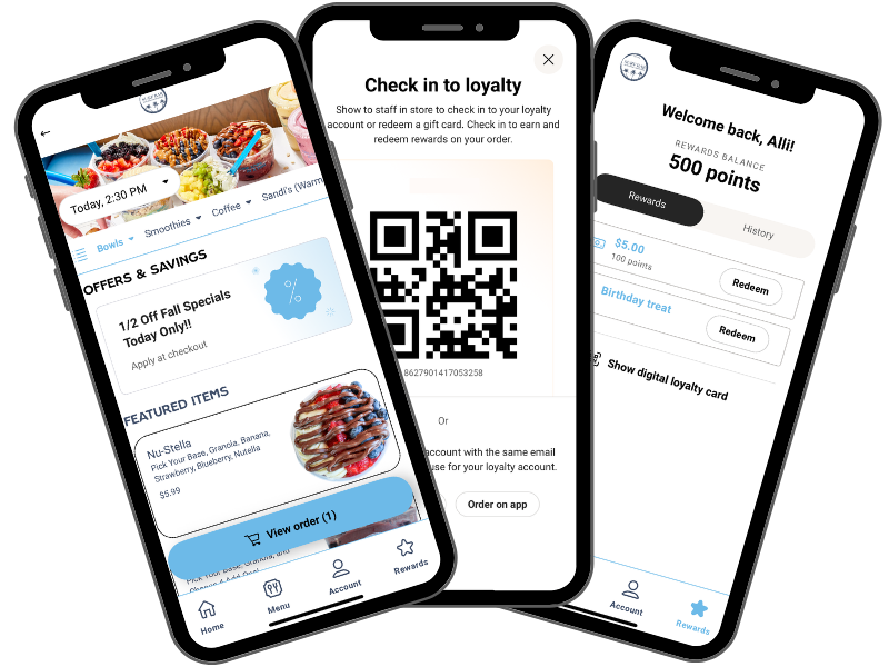 Examples from the Surf Bar app